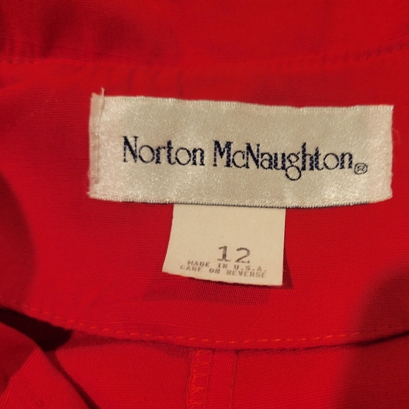 Norton McNaughton red lightweight blazer 12 - Picture 2 of 11